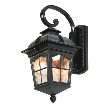 Vintage Rustic Cross Waterproof Outdoor LED Lantern Porch Wall Lights