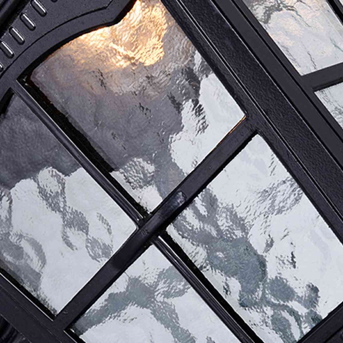 Vintage Rustic Cross Waterproof Outdoor LED Lantern Porch Wall Lights