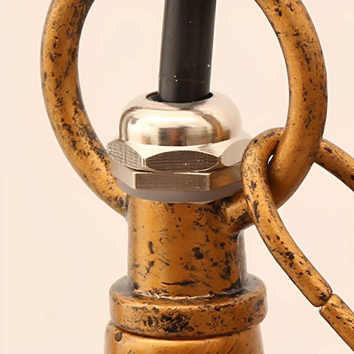 Vintage Rustic Gazebo Waterproof Outdoor LED Lantern Pendant Lights