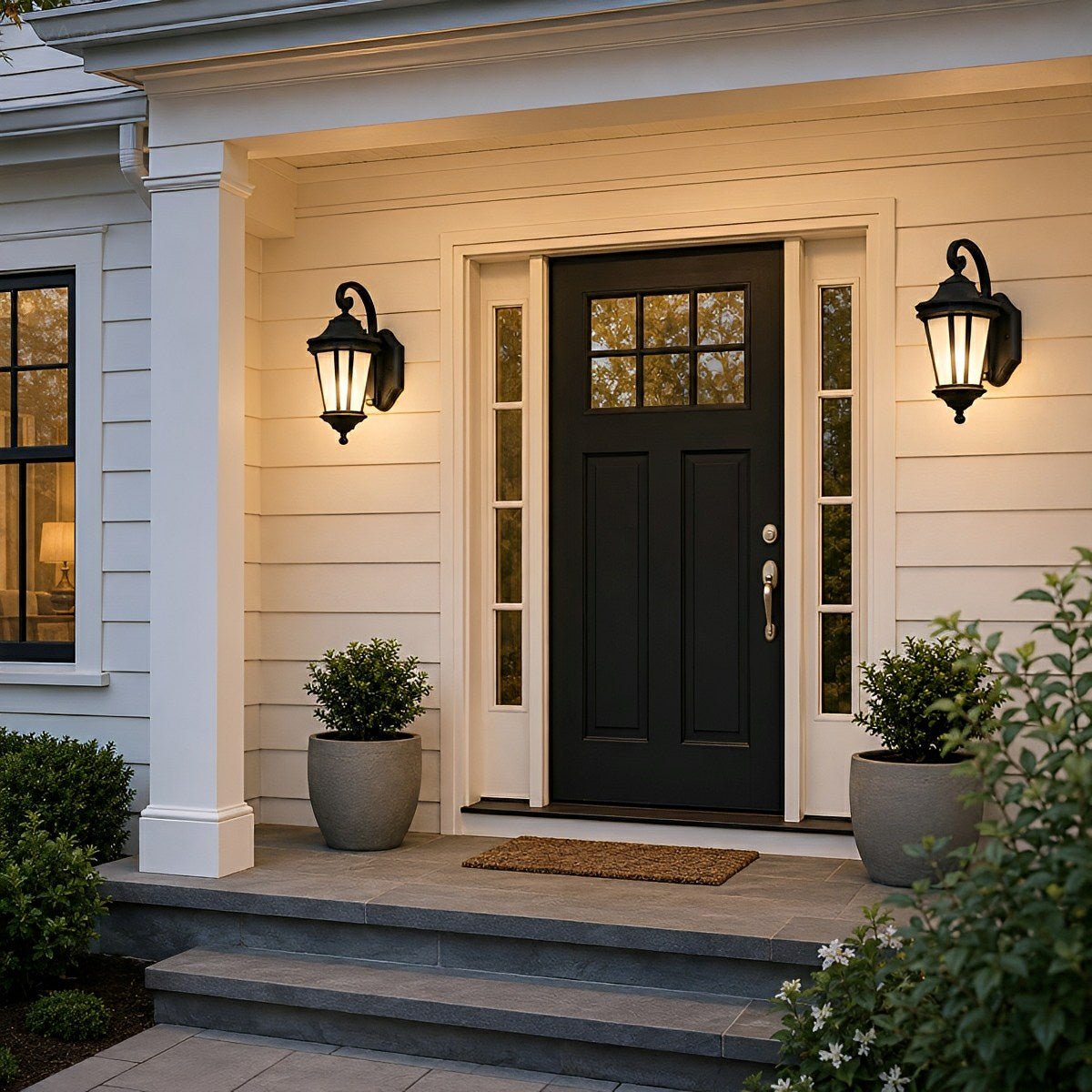 Vintage Rustic Waterproof Outdoor LED Porch Wall Lights