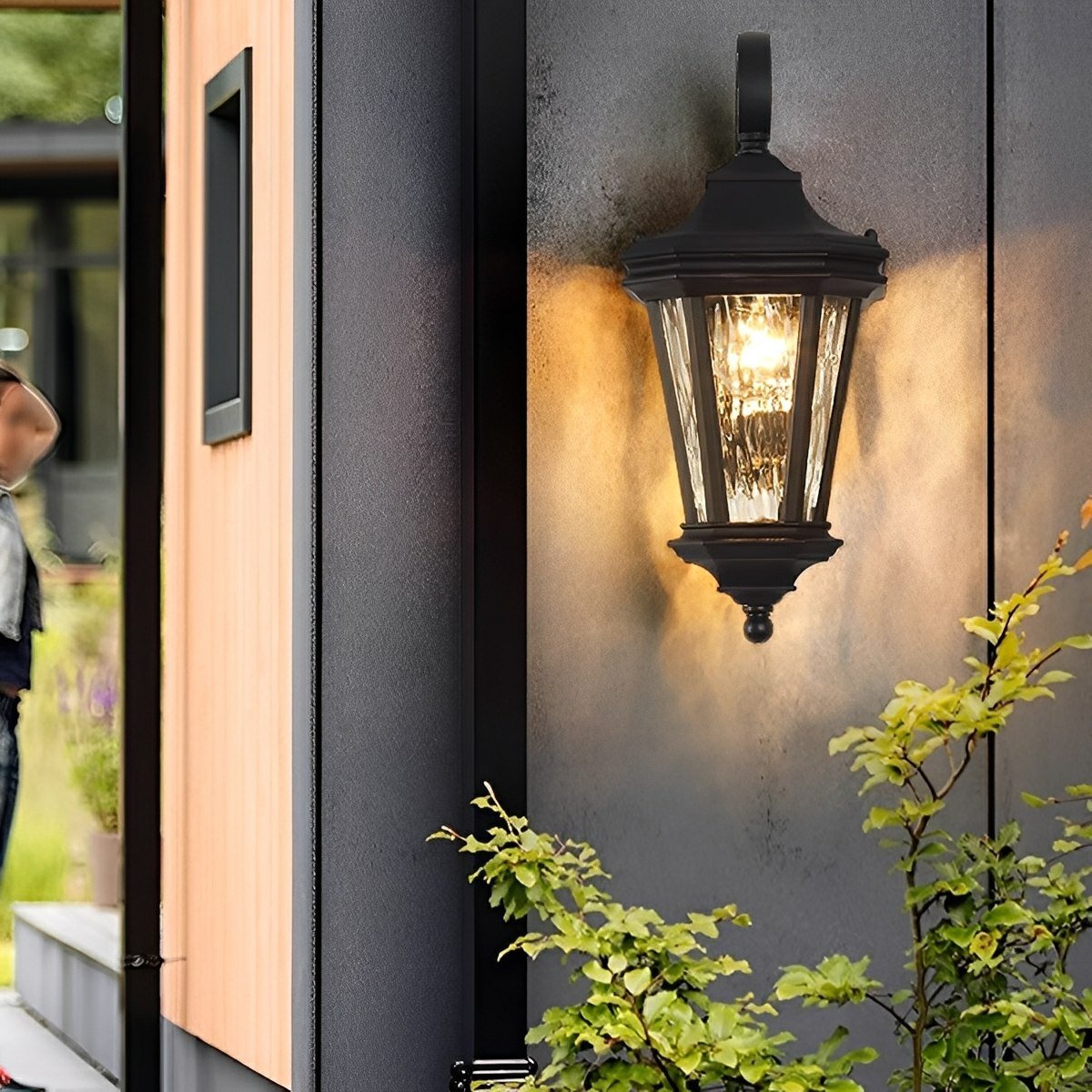 Vintage Rustic Waterproof Outdoor LED Porch Wall Lights