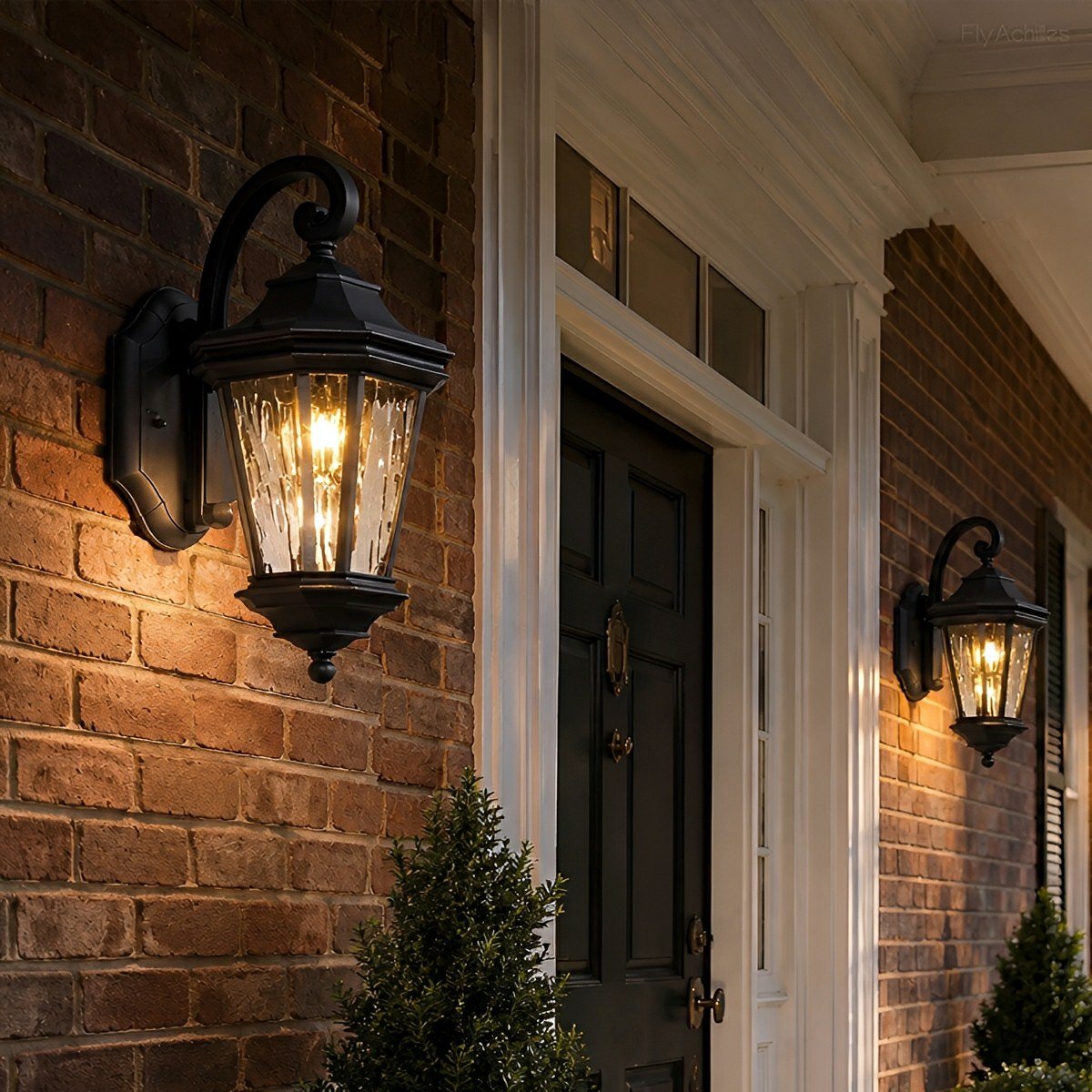 Vintage Rustic Waterproof Outdoor LED Porch Wall Lights