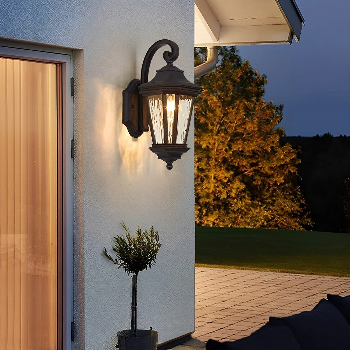 Vintage Rustic Waterproof Outdoor LED Porch Wall Lights