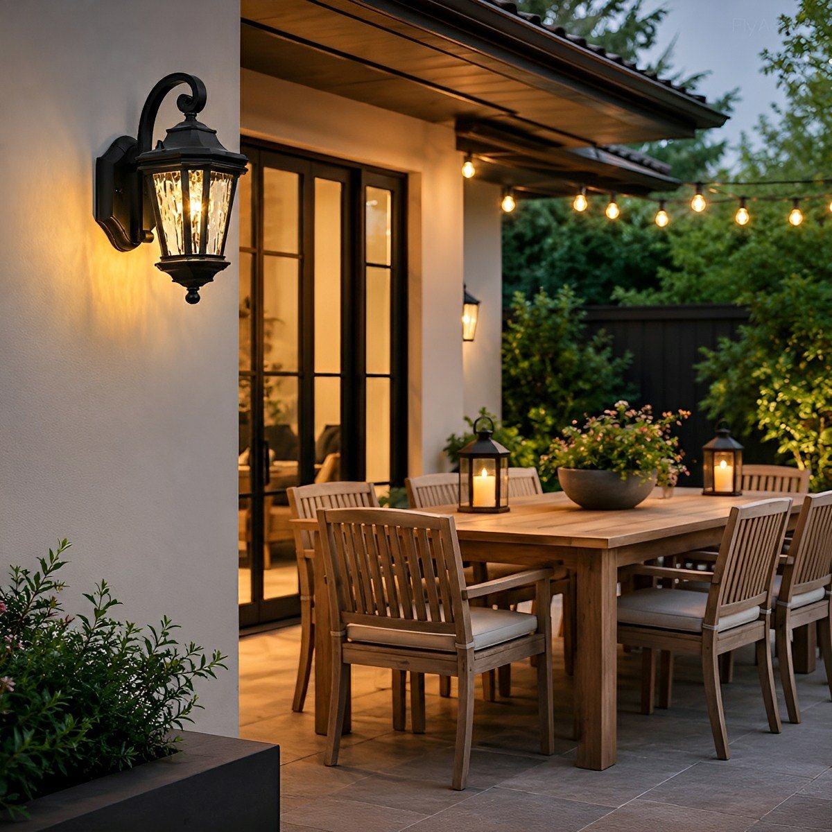 Vintage Rustic Waterproof Outdoor LED Porch Wall Lights