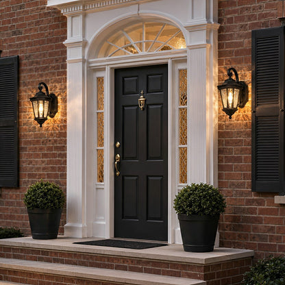 Vintage Rustic Waterproof Outdoor LED Porch Wall Lights