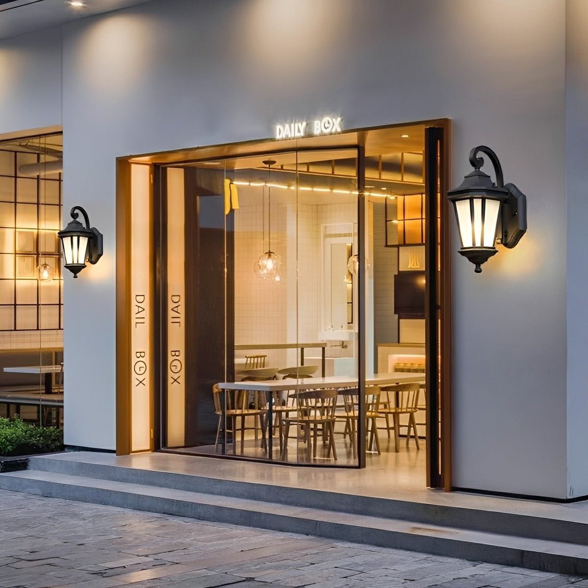 Vintage Rustic Waterproof Outdoor LED Porch Wall Lights
