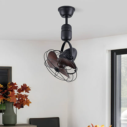 Vintage Swing Rotation 6-Speed DC Motor Ceiling Fan Wall fan