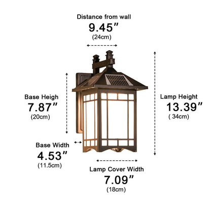 Vintage Waterproof Coach LED Outdoor Wall Light Wall Sconce