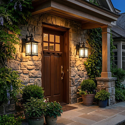 Vintage Waterproof Coach LED Outdoor Wall Light Wall Sconce