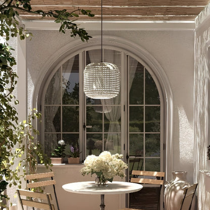 Vintage Waterproof Rattan LED Outdoor Ceiling Lights Lanterns