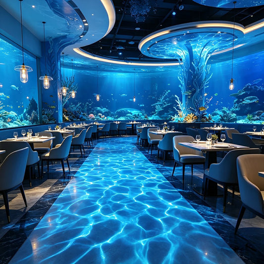 Outdoor 3D Dynamic Water Wave Projector Light Ocean Ripple Effect Light
