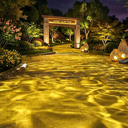 Outdoor 3D Dynamic Water Wave Projector Light Ocean Ripple Effect Light