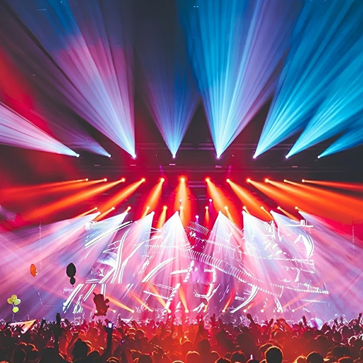 Waterproof 540° Rotation Outdoor LED Beam Spot Light Special Effects Lighting
