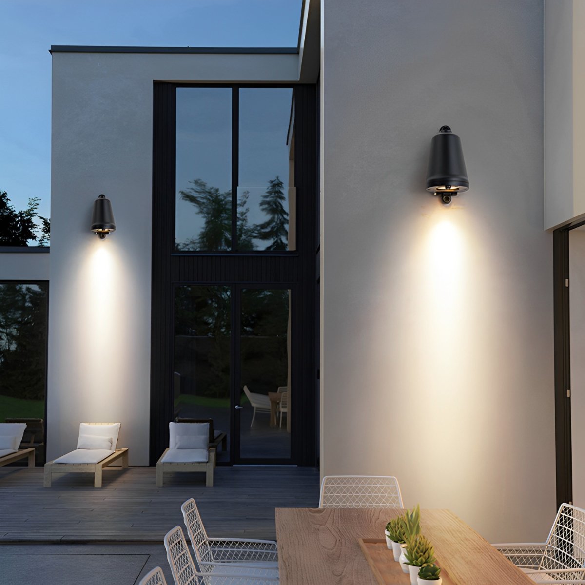Waterproof Bell Shaped LED Outdoor Wall Sconces Wall Washer Light