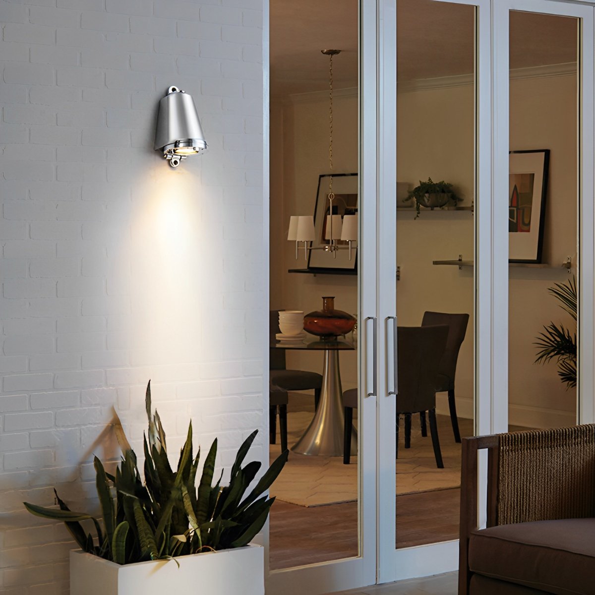 Waterproof Bell Shaped LED Outdoor Wall Sconces Wall Washer Light