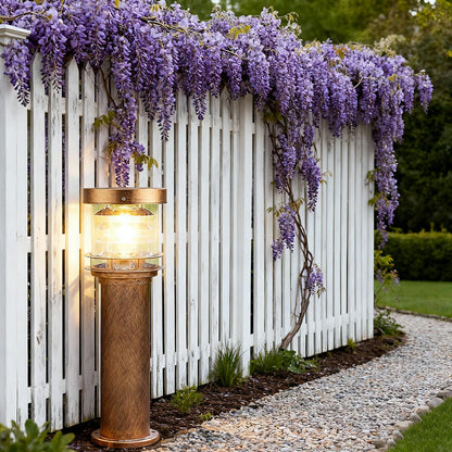 Waterproof Cylinder Tiered LED Outdoor Landscape Lighting