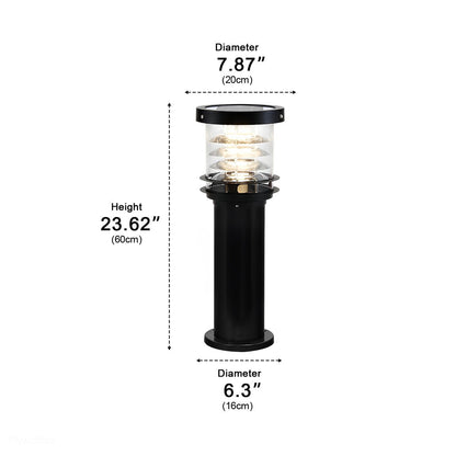 Waterproof Cylinder Tiered LED Outdoor Landscape Lighting