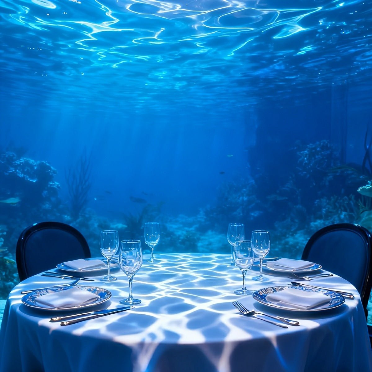 Waterproof Dynamic Water Waves LED Spot Light Ambient Lighting