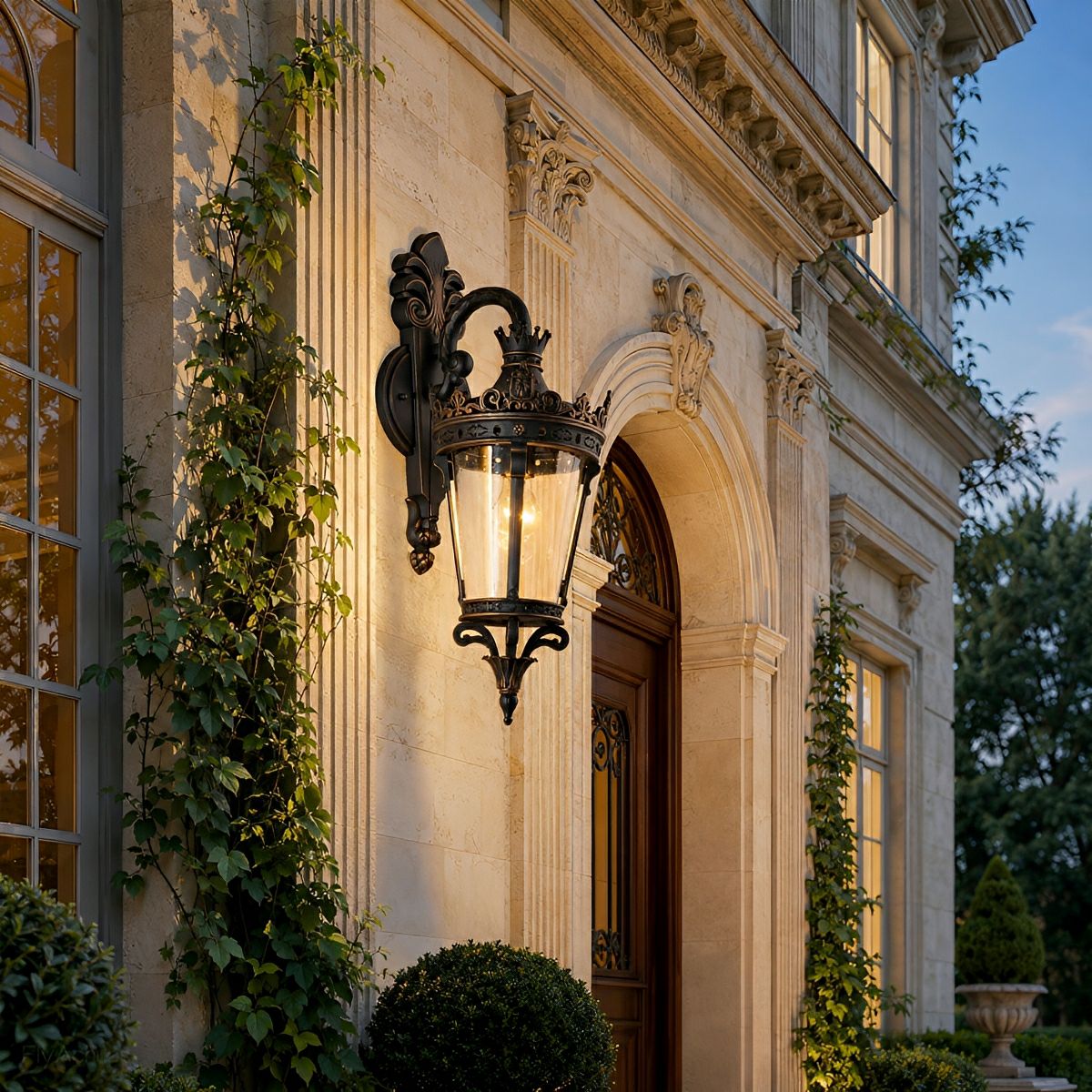 Waterproof European Mid-Century Outdoor Wall Light