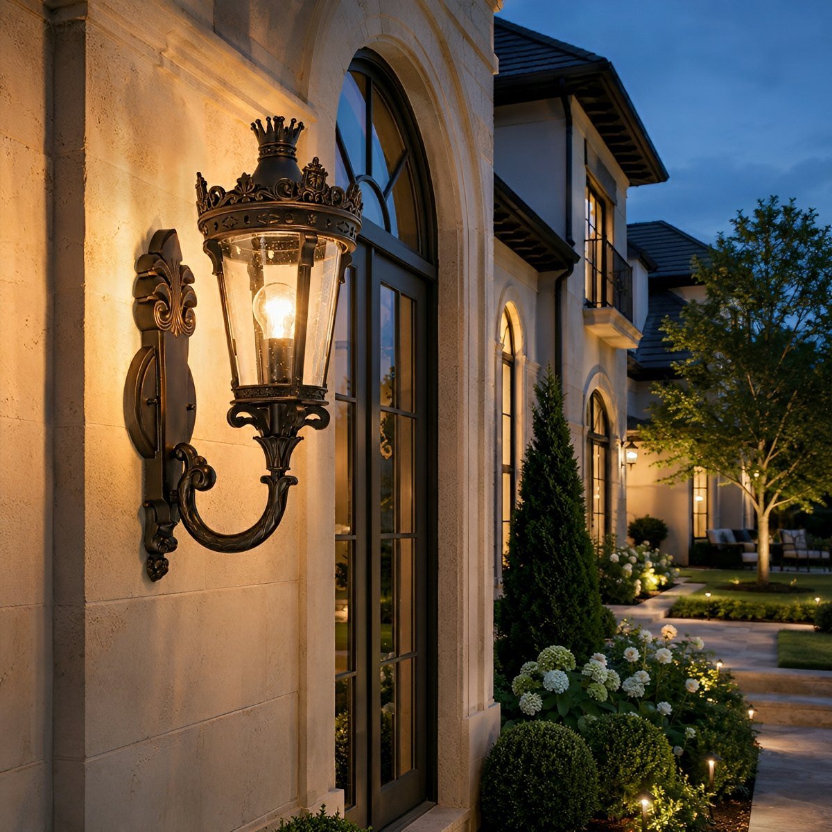 Waterproof European Mid-Century Outdoor Wall Light