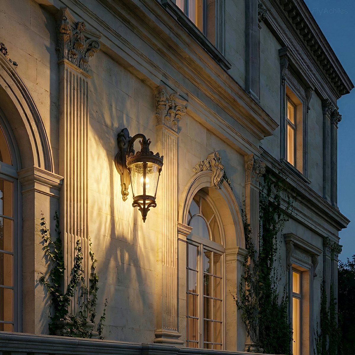 Waterproof European Mid-Century Outdoor Wall Light