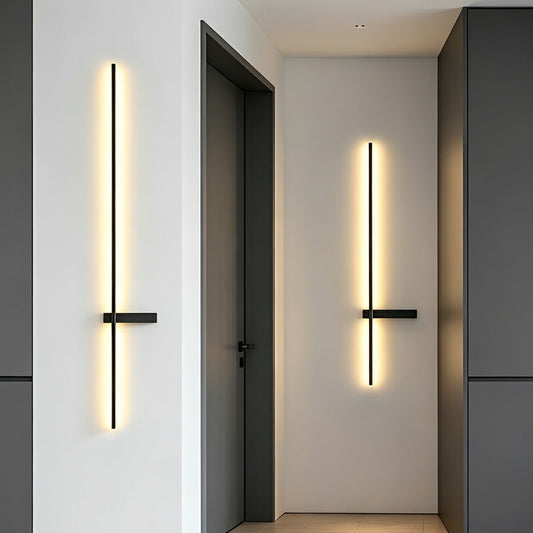 Waterproof Interlaced Line Strips Aluminum Metal Wall Sconce