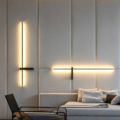 Waterproof Interlaced Line Strips Aluminum Metal Wall Sconce