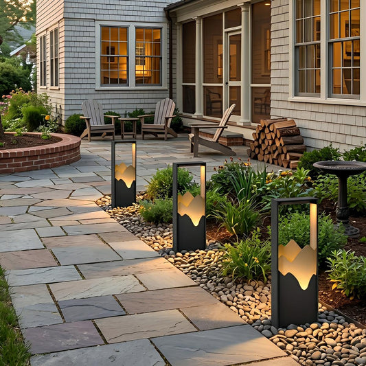 Waterproof LED Mountain Scenery Outdoor Path Lights