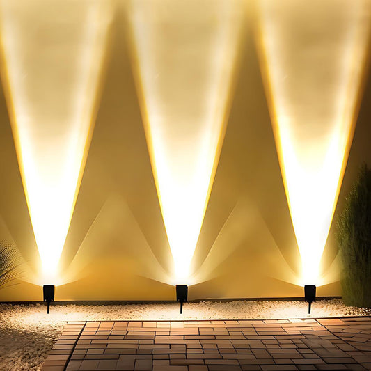 Waterproof LED Solar Multi-zoom Spot Light Landscape Lighting