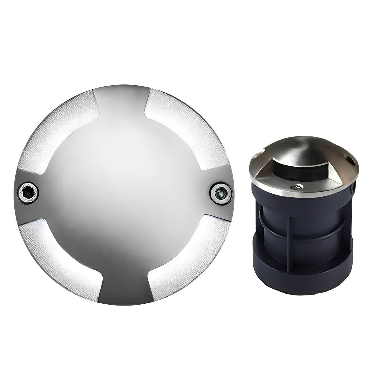 Waterproof Mdern Round LED Outdoor Step Lights Deck Stair Lights