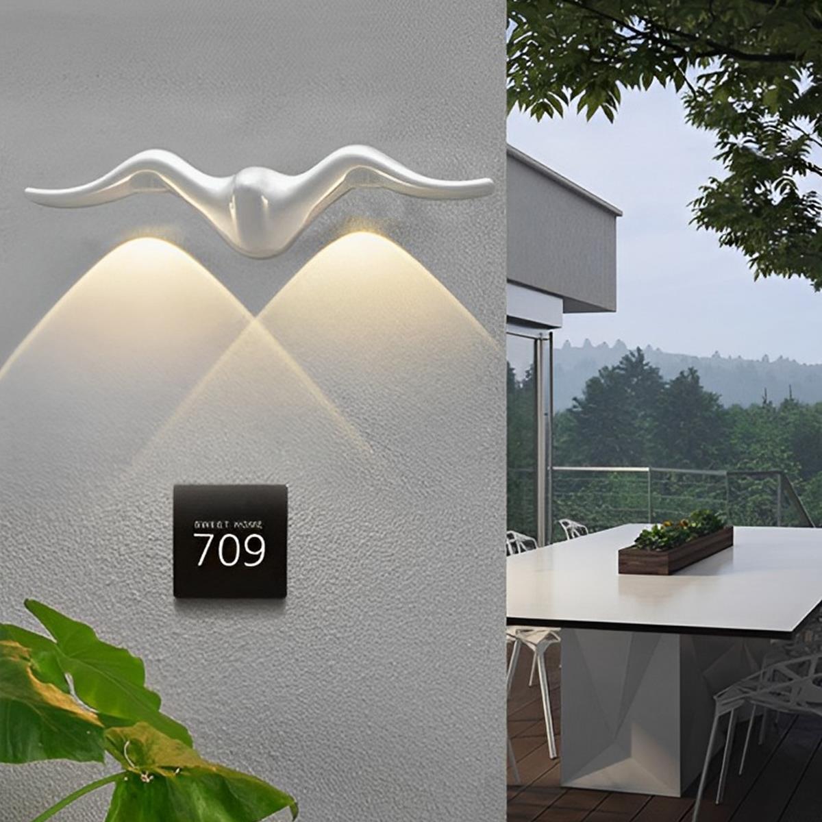 Waterproof Modern Animal Shape Outdoor LED Wall Lights