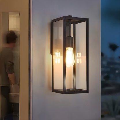 Waterproof Modern Farmhouse Rectangular Outdoor LED Porch Wall Lights