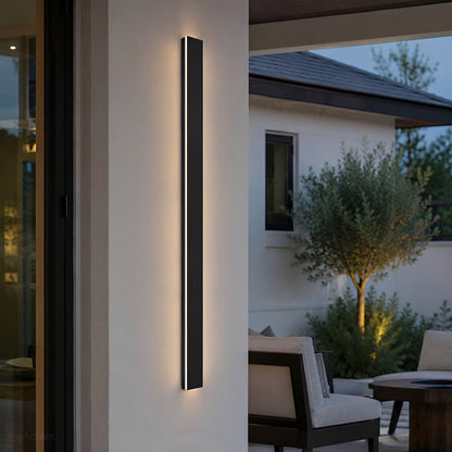 Waterproof Modern LED Long Strip Outdoor Wall Porch Lights