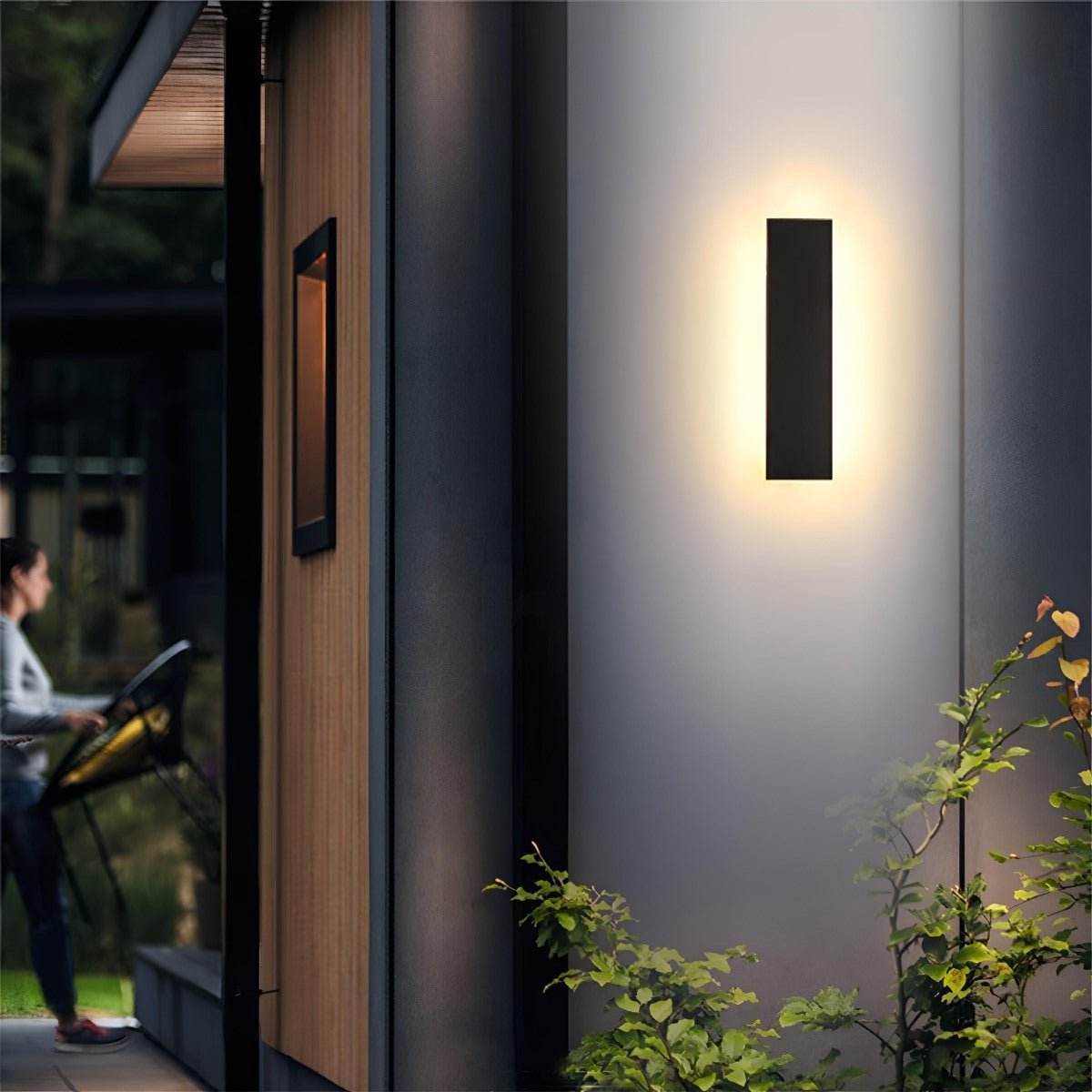 Waterproof Modern LED Long Strip Outdoor Wall Porch Lights