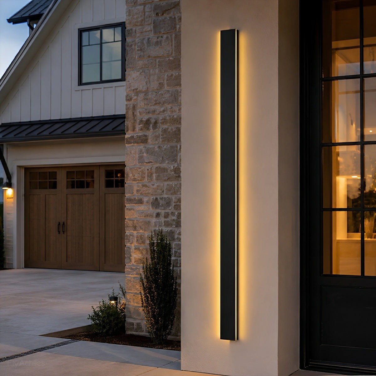 Waterproof Modern LED Long Strip Outdoor Wall Porch Lights