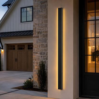 Waterproof Modern LED Long Strip Outdoor Wall Porch Lights