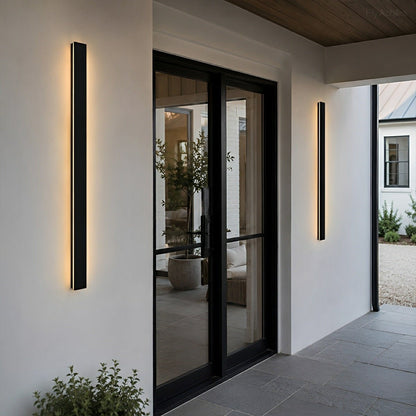 Waterproof Modern LED Long Strip Outdoor Wall Porch Lights