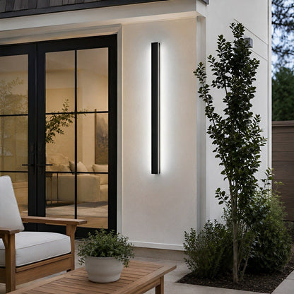 Waterproof Modern LED Long Strip Outdoor Wall Porch Lights