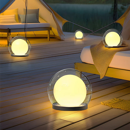 Waterproof Modern Moon Bubble Post Light Landscape Light