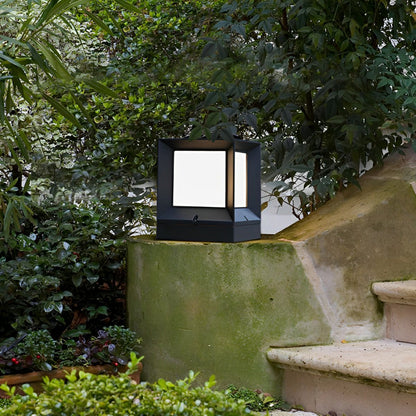 Waterproof Modern Square LED Outdoor Post Lights