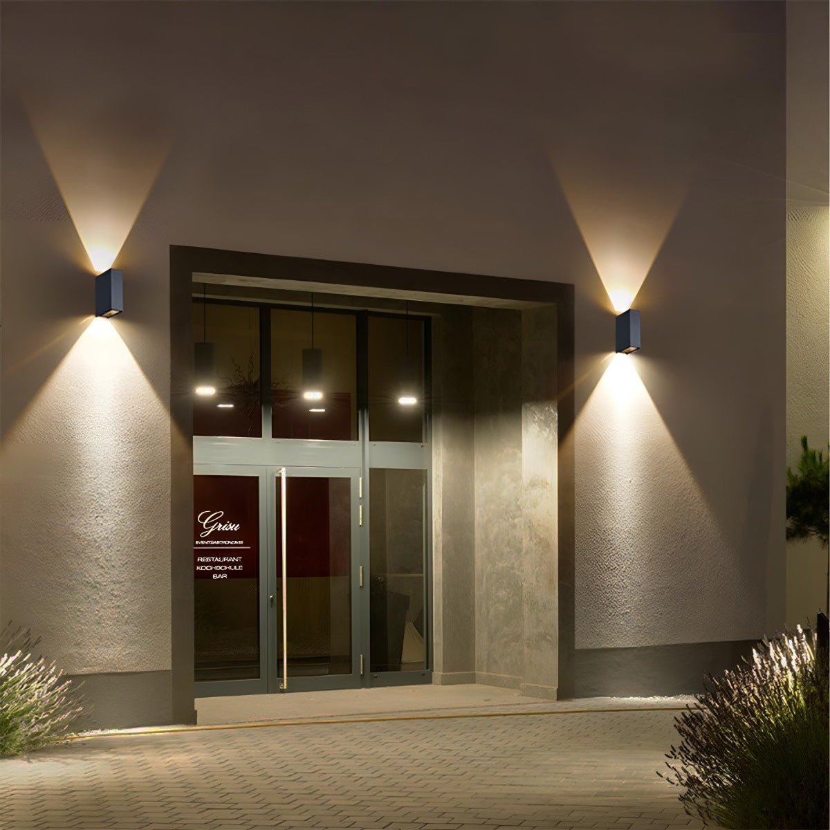 Waterproof Modern Up&Down LED Outdoor Spotlight Wall Washer Light