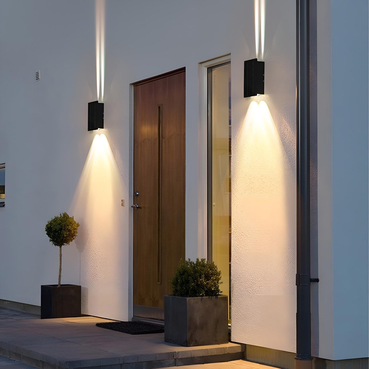 Solar Waterproof Modern LED Outdoor Wall Washer Lights