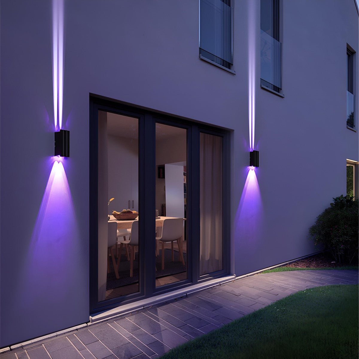 Solar Waterproof Modern LED Outdoor Wall Washer Lights