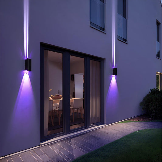 Solar Waterproof Modern LED Outdoor Wall Washer Lights