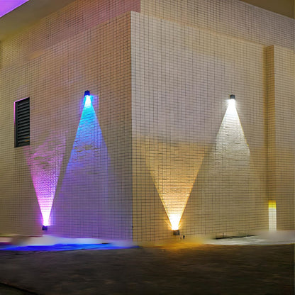 Solar Waterproof Modern LED Outdoor Wall Washer Lights
