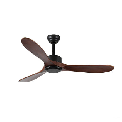 Waterproof Modern Wood 3-Blade Outdoor Ceiling Fan