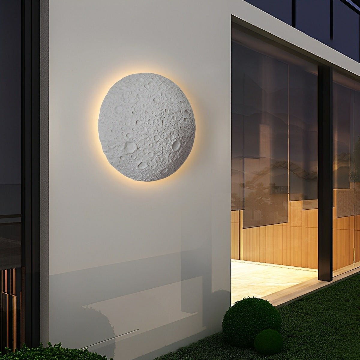 Waterproof Moon Outdoor LED Porch Exterior Wall Lights