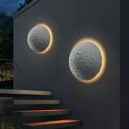 Waterproof Moon Outdoor LED Porch Exterior Wall Lights