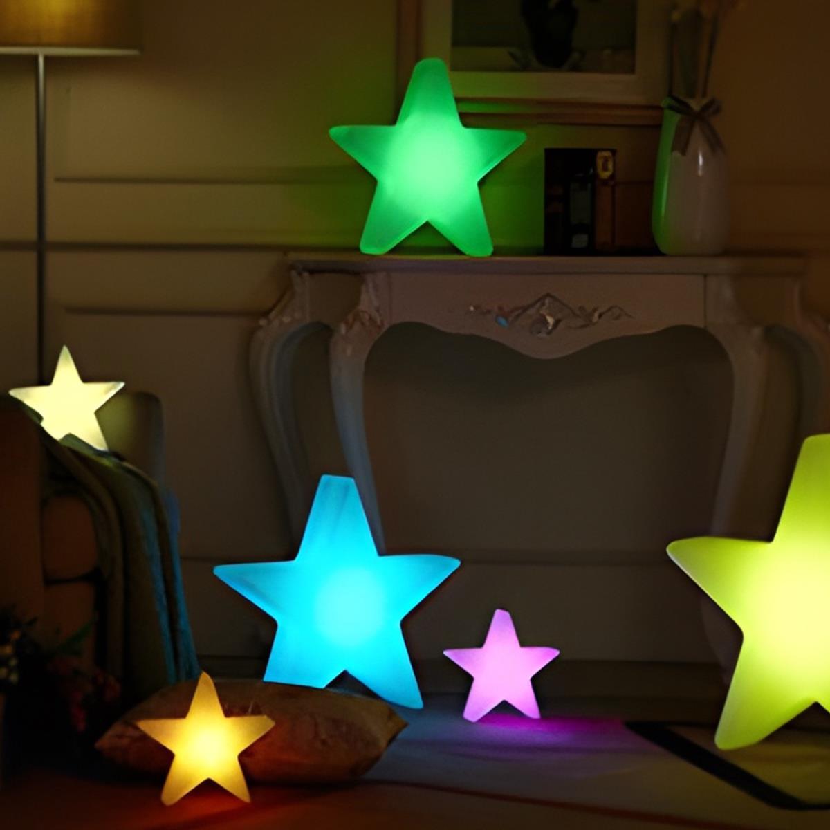 Waterproof Outdoor Christmas Star 16 Color RGB Dimmable LED Pendant Lights