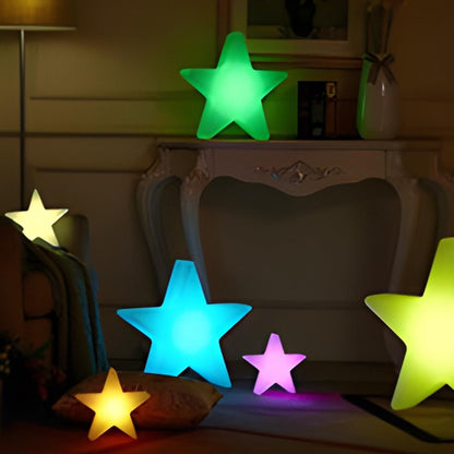 Waterproof Outdoor Christmas Star 16 Color RGB Dimmable LED Pendant Lights